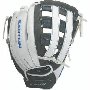 Easton 8071120 Ghost Flex Softball Glove 12in Gry-wht-blue Rh Throw