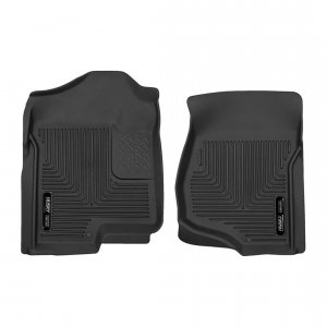 Husky 53101 Liners Front Floor Liners  07-14 Chevygmccadillac Xact-bla