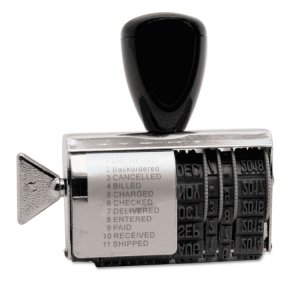 Trodat USS T2754 Stamp,12 Msg Dial Phrase