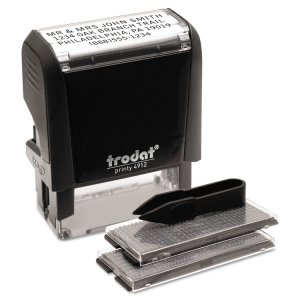 Trodat 5915 Stamp,si Eco Diy,.75x1.87