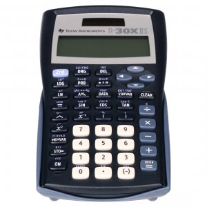 Texas TI-30X-IIS Dual Power Scientific Calculator - 2 Line(s) - Lcd - 