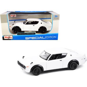 Maisto 31528w 1973 Nissan Skyline 2000gt-r (kpgc110) White Special Edi