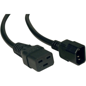 Tripp  2ft Power Cord Extension Cable C19 To C14 Heavy Duty 15a 14awg 