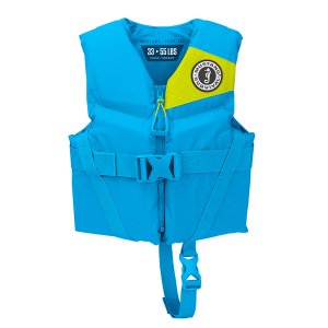 Mustang MV3565-268 Rev Child Foam Vest - 33-55lbs - Azure Bluebuilt Fo