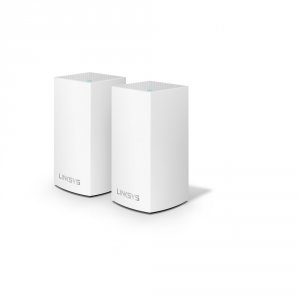 Linksys WHW0102 Velop Intelligent Mesh Wifi System- 2-pack White (ac13