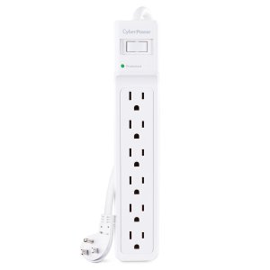 Cyberpower B615 15ft 500j White 6 Outlet Surge