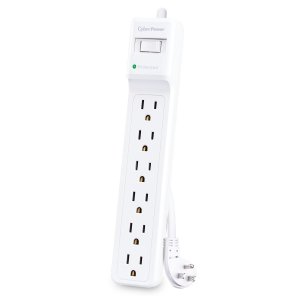 Cyberpower B615 15ft 500j White 6 Outlet Surge