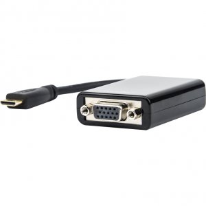 Rocstor Y10A185-B1 6in Mini Hdmi To Vga Adapter