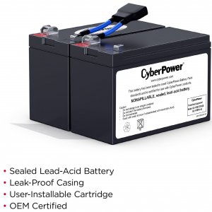 Cyberpower RB1270X2E Replacement Battery