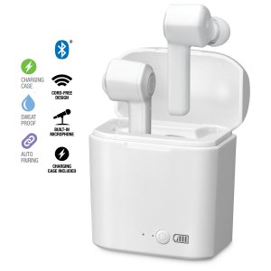 Dpi IAEBT300W Bt Truly Wire-free Earbuds