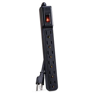 Cyberpower GS608B 8ft Black 6 Outlet Power Strip