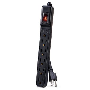 Cyberpower GS608B 8ft Black 6 Outlet Power Strip