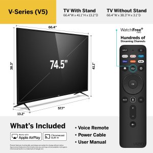 Vizio V755-J04 V-series 75 Class 74.5in Diag