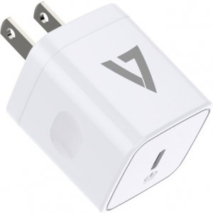 V7 ACUSBC20WPD-BDL-1N 1m 20w Wht Usb-c Pd Ac Charger