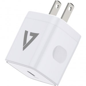 V7 ACUSBC20WPD-BDL-1N 1m 20w Wht Usb-c Pd Ac Charger