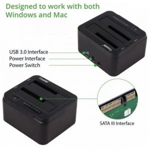 Syba SY-ENC50121 Dual Bay Usb3.0 Docking Station