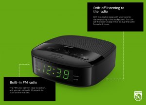 Philips TAR3205/37 R3205 Alarm Clock Radio