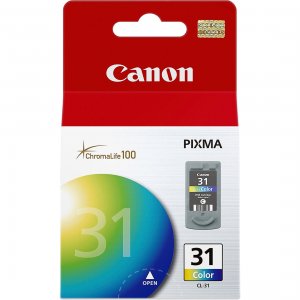 Original Canon CL31 Cl-31 Ink Cartridge - Inkjet - Tri-color - 1 Each