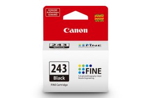 Original Canon PG-243 Pg-243 Ink Cartridge - Pigment Black - Inkjet - 