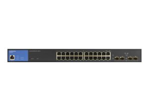 Linksys LGS328PC 24-port Managed Ge Poe+ Switch