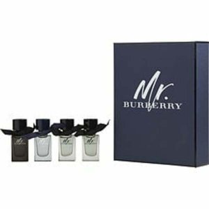 Burberry 337430 4 Piece Mens Variety With Mr  Indigo Edt  Mr  Eau De P