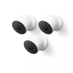 Nest GA02077-US Nest Cam Battery Inoutdoor 3 Pack - White