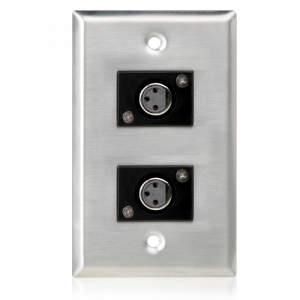 Atlasied SG-XLR-F2 Sg-xlr-f2 Dual Female Xlr Wall Plate