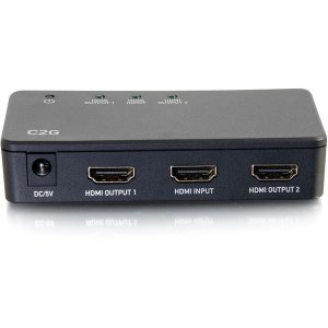 C2g 41057 2-port 4k Hdmi Splitter - 3840  2160 - 340 Mhzmaximum Video 