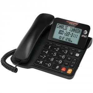 Vtech 89-4069-00 Cl2940 Black Corded Telephone With Caller Idcall Wait