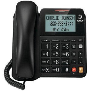 Vtech 89-4069-00 Cl2940 Black Corded Telephone With Caller Idcall Wait