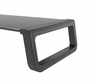 Amer AMRPHONEBOOK Monitor Riser Shelf Glass Top