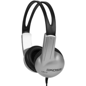 Koss 196784 Headphone, Ur10, Portable, Adjustable, Lightweight, 4ft Ca