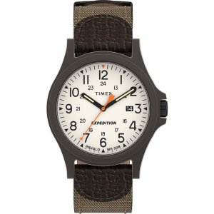 Timex TW4B23700 Expedition Acadia Watch - Brown Natural Dial - Brown S