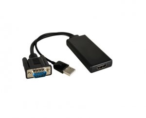 Kramer ADC-GM/HF Vga 15pin Hd (m) To Hdmi (f) With Usb Adapter Cable A