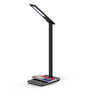 Supersonic SC-6040QIBLK Sc-6040qi- Black Led Desk Lamp With Qi Charger