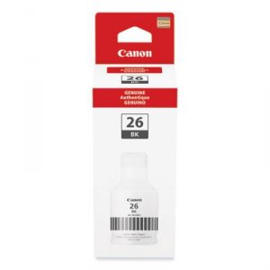 Original Canon 4409C001 Gi-26 Pigment Color Ink Bottle - Inkjet - Blac