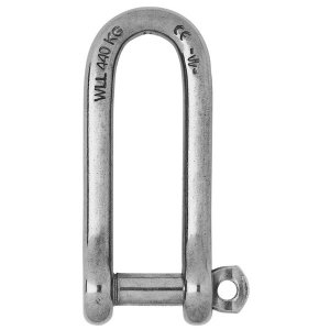 Wichard 01414 Wichard Captive Pin Long D Shackle - Diameter 8mm - 516