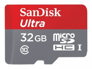 Sandisk SDSQUNC032GAN6I Ultra Microsdhc Memory Card, 32gb, Sdsqunc-032