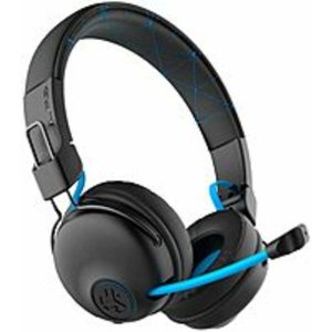 Jlab GHBPLAYRBLKBLU4 Play Gaming Headset - Wireless Bluetooth - Blackb