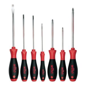 Wiha 30278 Wiha 7-piece Softfinish Screwdriver Set - Slotted  Phillips