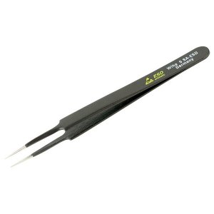 Wiha 44509 Wiha Esd Safe Tweezers 5 Sa Extra Fine Tapered 110mm