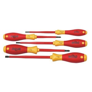 Wiha 32083 5-piece Insulated Screwdriver Set - Wiha Softfinish