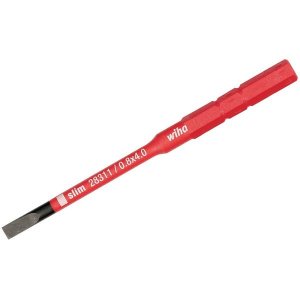 Wiha 28315 Wiha Insulated Slimline Slotted Blade 6.5mm - 1000v