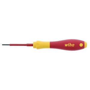 Wiha 32005 Wiha Soffinish Insulated Slotted Screwdriver 2.0mm 60mm