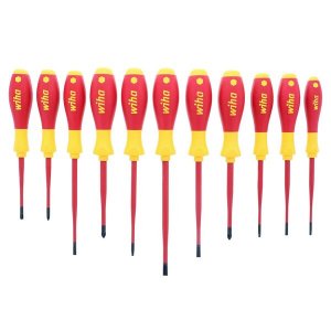 Wiha 32198 Wiha 11-piece Insulated Slimline Screwdriver Set