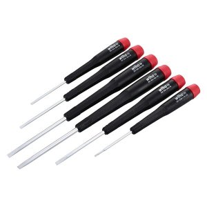 Wiha 26090 Wiha Precision Slotted Metric Screwdriver Set - 6 Piece Set