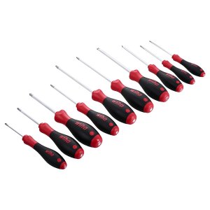 Wiha 30290 Wiha Softfinish Slottedphillipssquare Screwdriver - 10 Piec