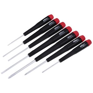 Wiha 26197 Wiha Precision Slotted And Phillips Screwdriver Set (7 Piec