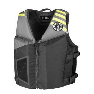 Mustang MV3600-270 Mustang Rev Young Adult Foam Vest - Greylight, Grey