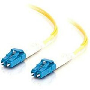 C2g 37466 30m Lc-lc 9125 Duplex Single Mode Os2 Fiber Cable - Yellow -